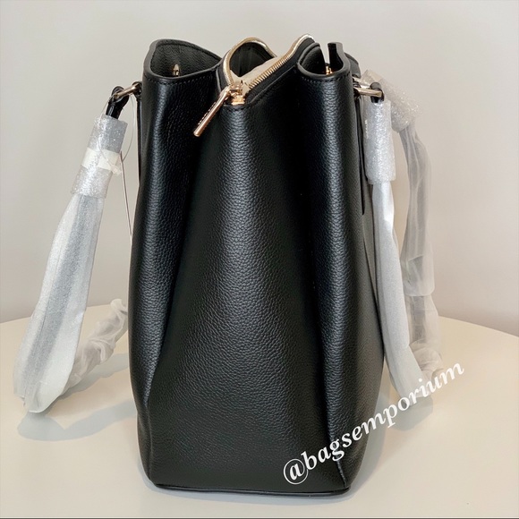 Kate Spade Large Leather Black Monet Tote Bag - Picture 11 of 15